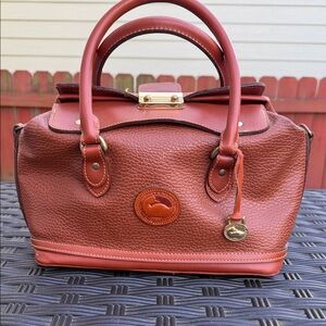 Dooney & Bourke Rich Brown Leather Satchel